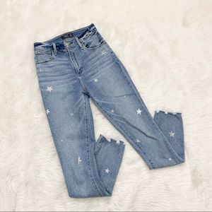 Abercrombie high rise star jeans